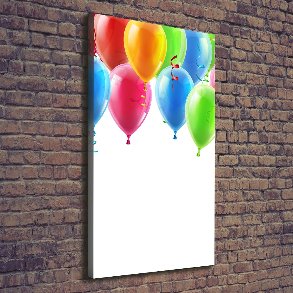 Tableau sur toile Ballons colorés