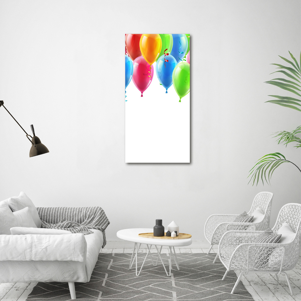 Tableau sur toile Ballons colorés