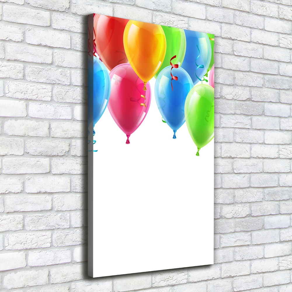 Tableau sur toile Ballons colorés