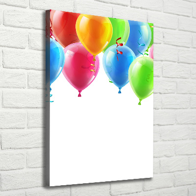 Tableau sur toile Ballons colorés