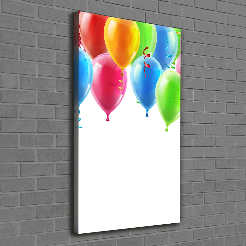 Tableau sur toile Ballons colorés