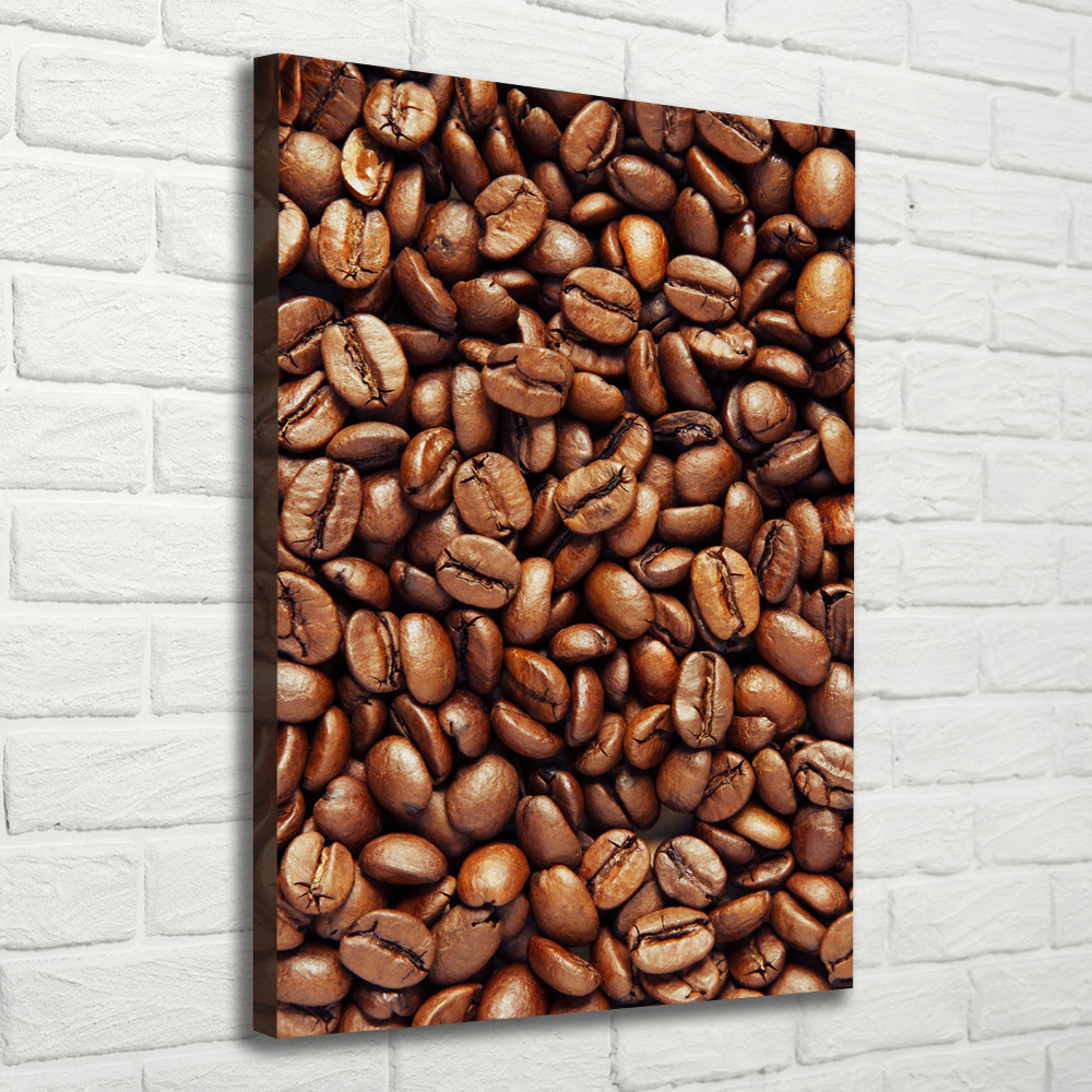 Tableau photo sur toile Grains de café motif