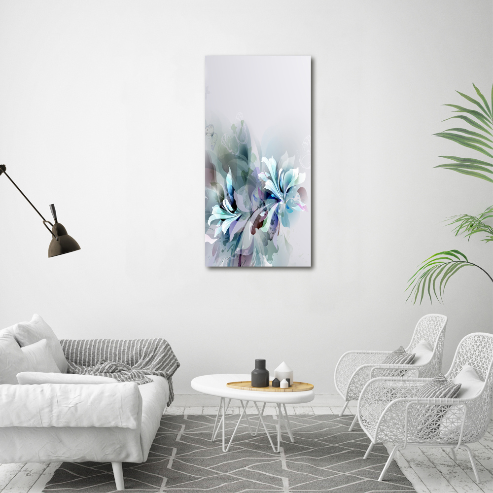 Tableau photo sur toile Fleurs abstraites