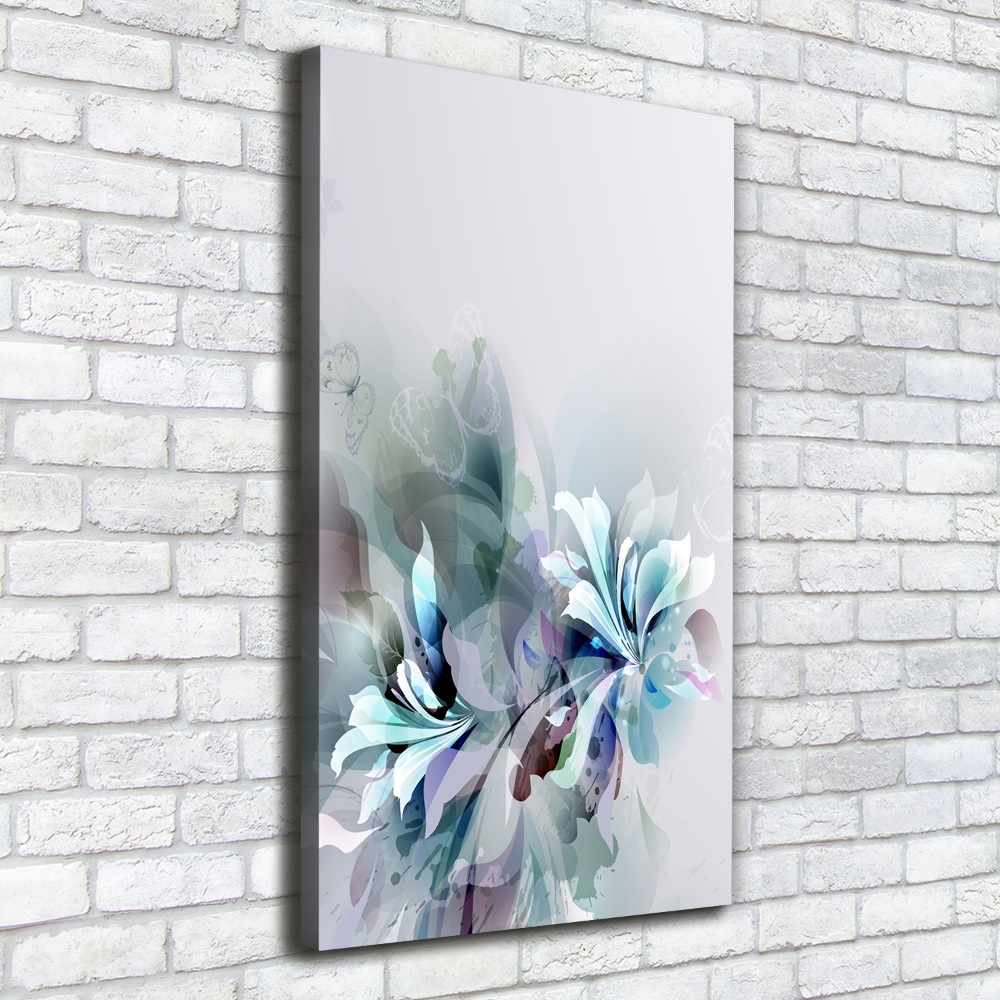 Tableau photo sur toile Fleurs abstraites