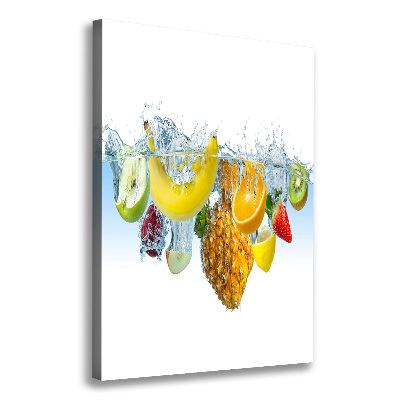 Tableau mural sur toile Fruit sous l'eau