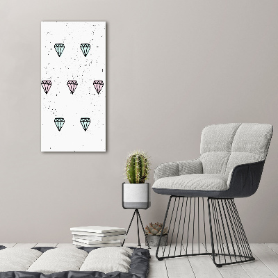 Tableau photo sur toile Diamants