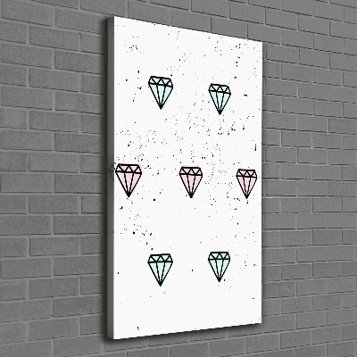 Tableau photo sur toile Diamants