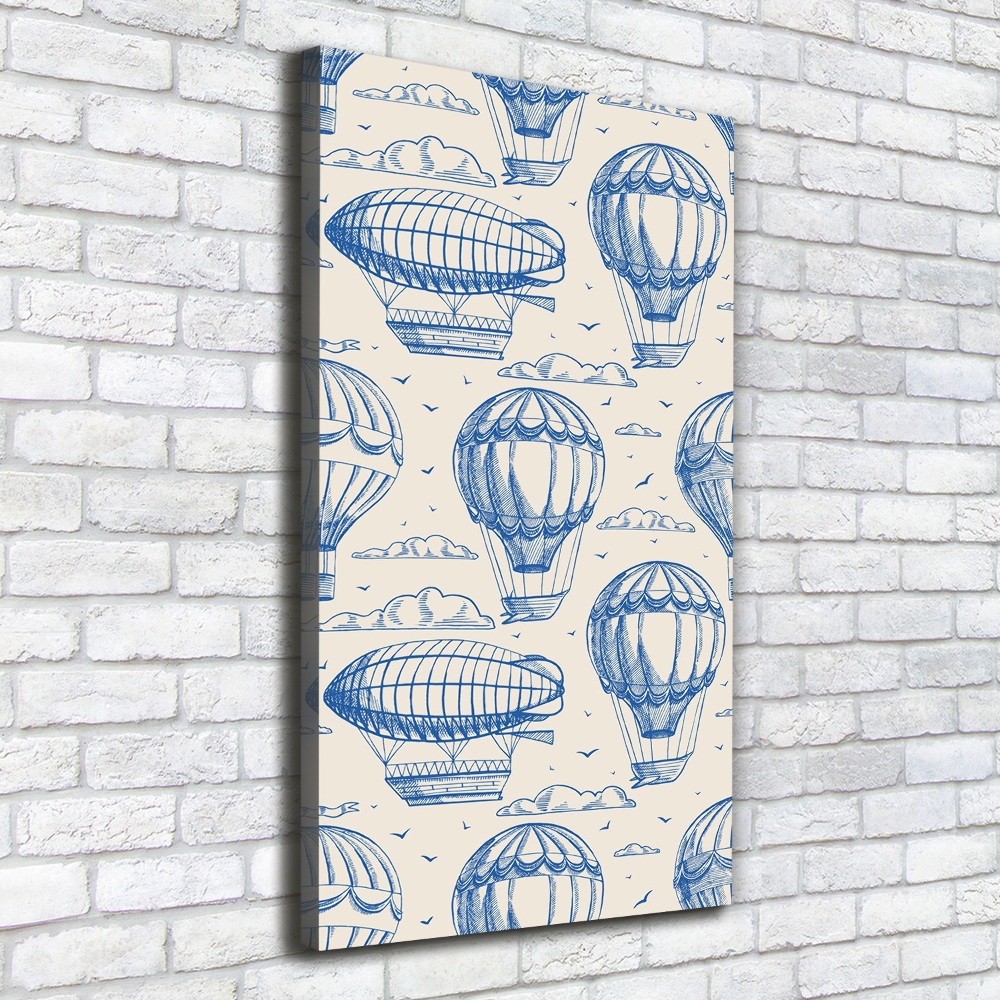 Tableau toile imprimée Dirigeables et ballons