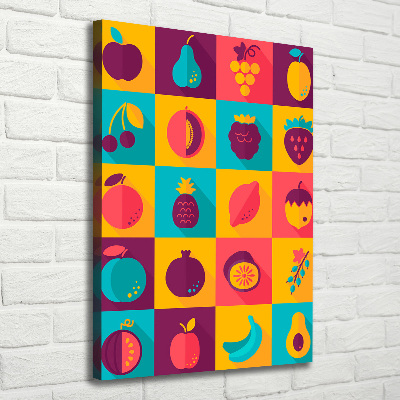 Tableau imprimé sur toile Fruits