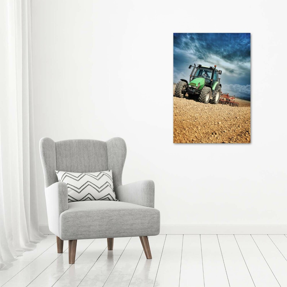 Tableau mural sur toile Tracteur