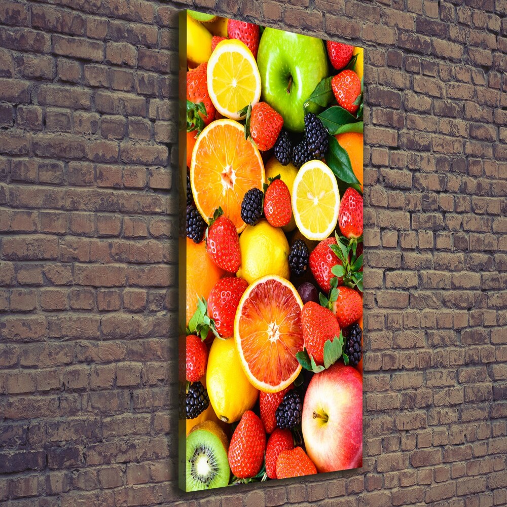 Tableau imprimé sur toile Fruits sains