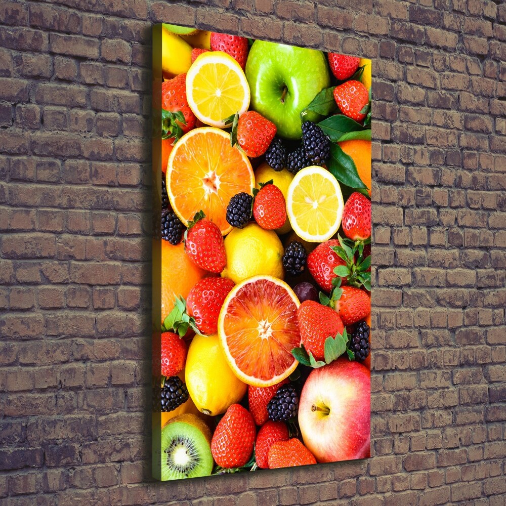 Tableau imprimé sur toile Fruits sains