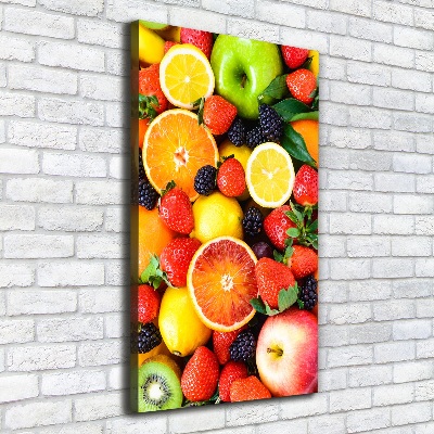 Tableau imprimé sur toile Fruits sains