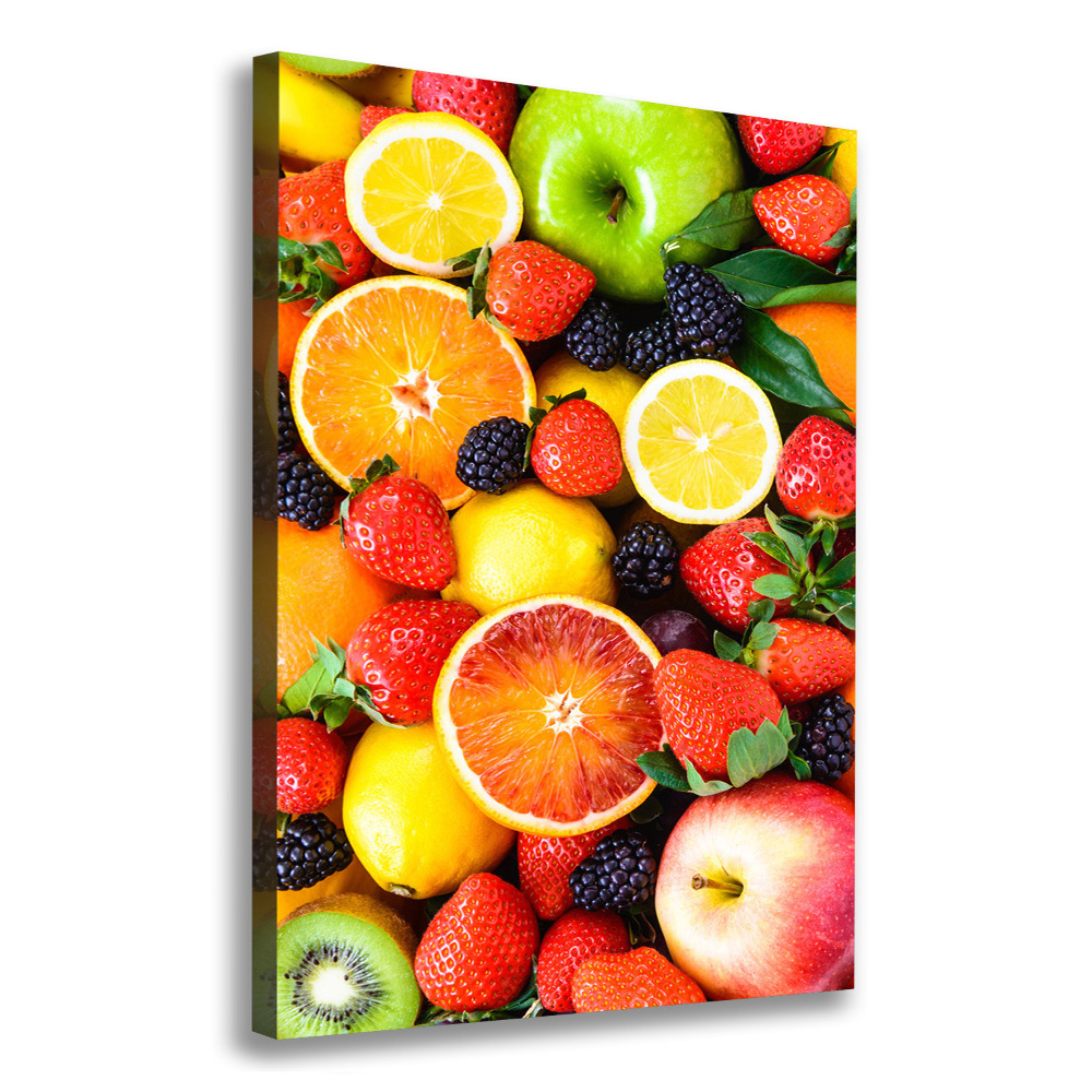 Tableau imprimé sur toile Fruits sains