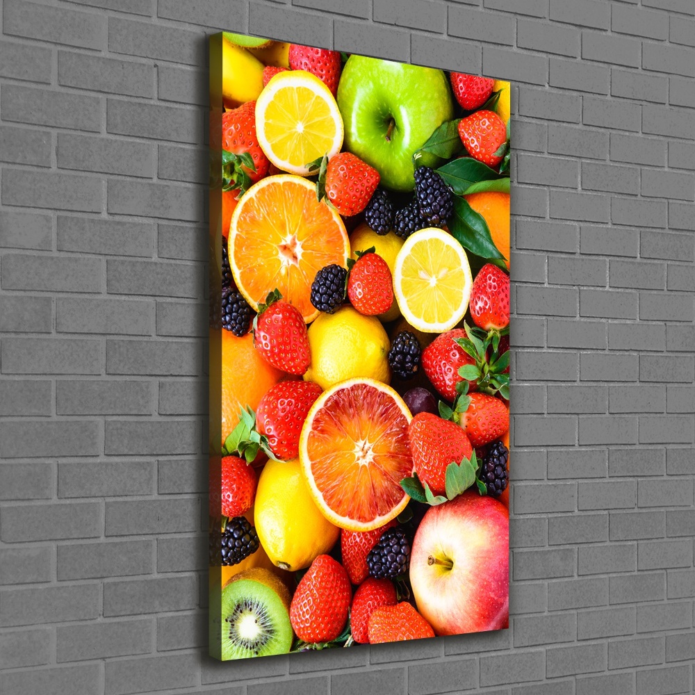 Tableau imprimé sur toile Fruits sains