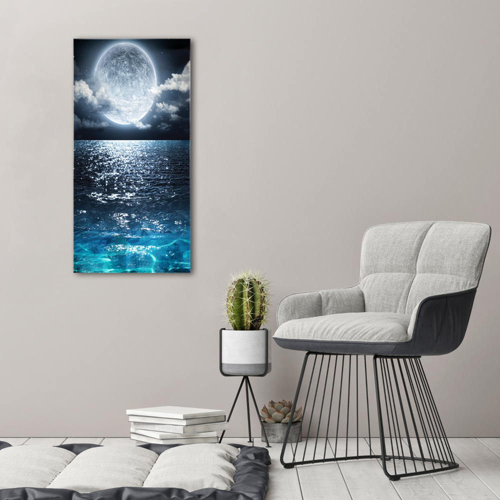 Tableau toile imprimée Pleine lune