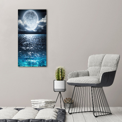 Tableau toile imprimée Pleine lune