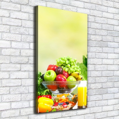 Tableau photo sur toile Légumes et fruits