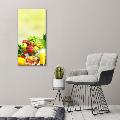 Tableau photo sur toile Légumes et fruits