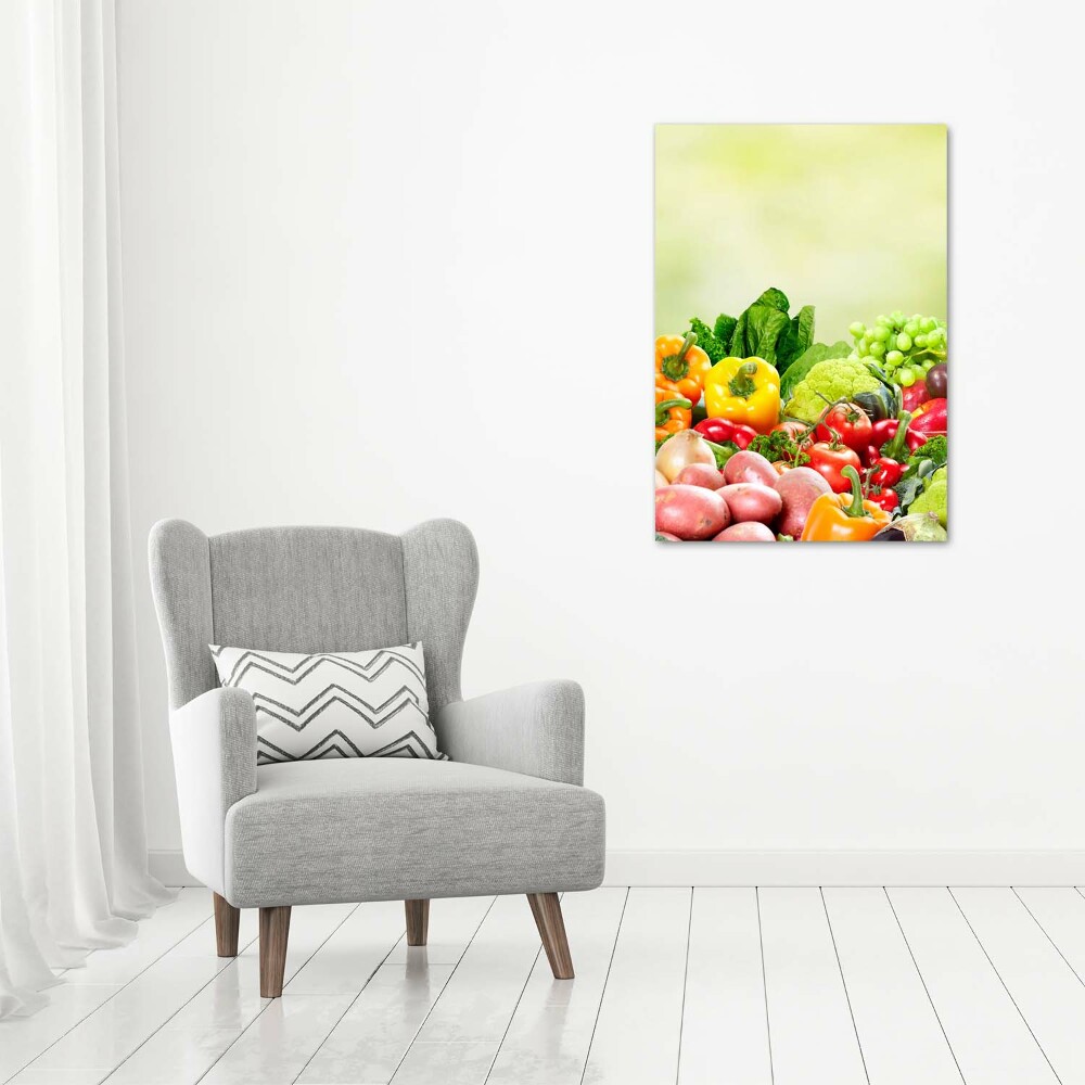 Tableau photo sur toile Légumes et fruits