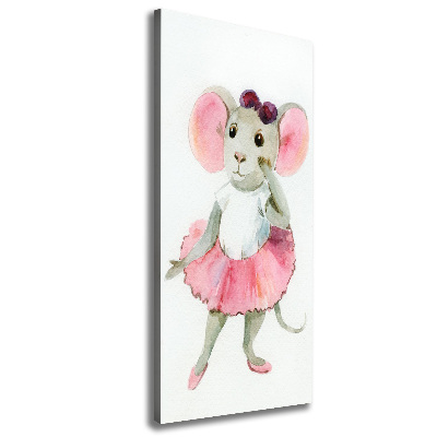 Tableau imprimé sur toile Souris ballerine