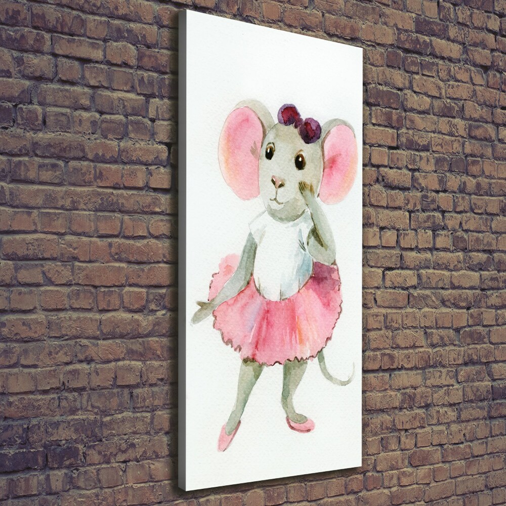 Tableau imprimé sur toile Souris ballerine