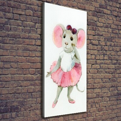 Tableau imprimé sur toile Souris ballerine