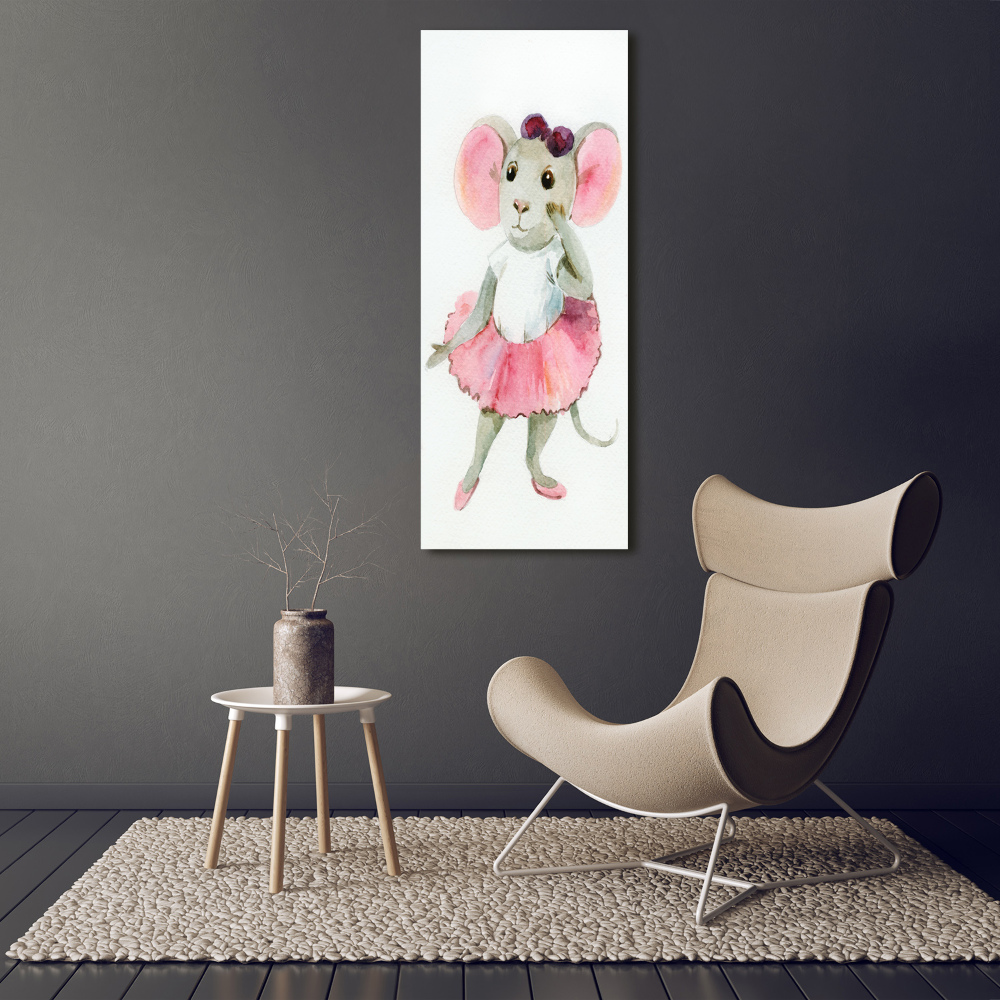 Tableau imprimé sur toile Souris ballerine