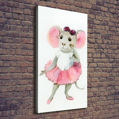 Tableau imprimé sur toile Souris ballerine