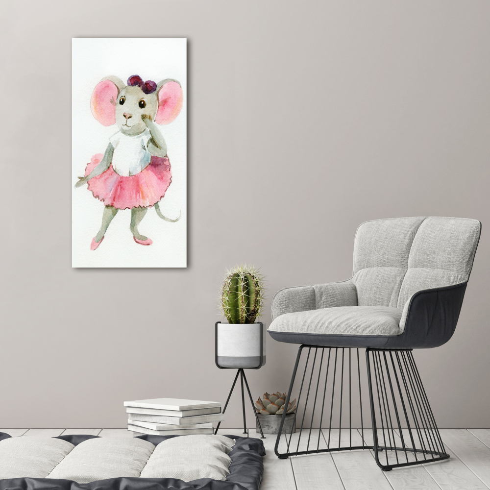 Tableau imprimé sur toile Souris ballerine