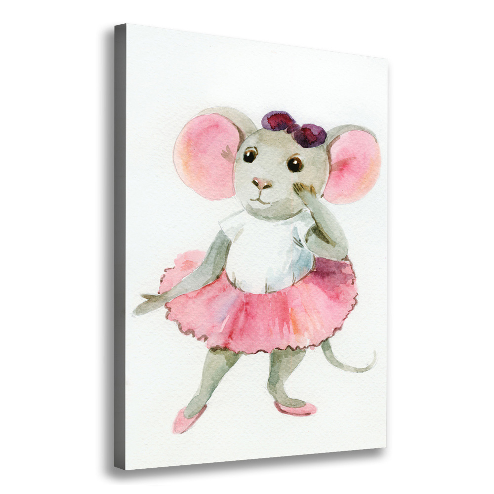 Tableau imprimé sur toile Souris ballerine