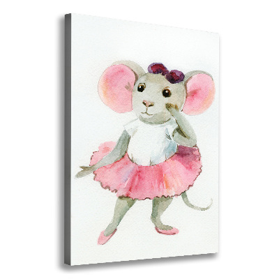 Tableau imprimé sur toile Souris ballerine