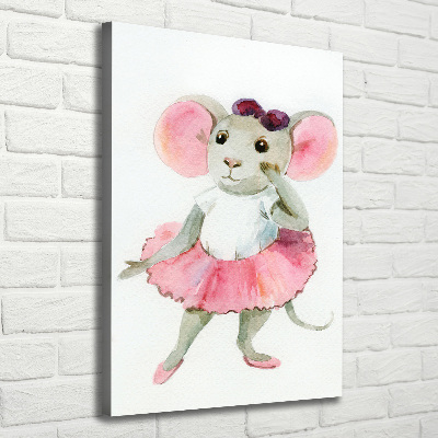 Tableau imprimé sur toile Souris ballerine