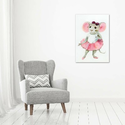 Tableau imprimé sur toile Souris ballerine