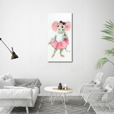 Tableau imprimé sur toile Souris ballerine