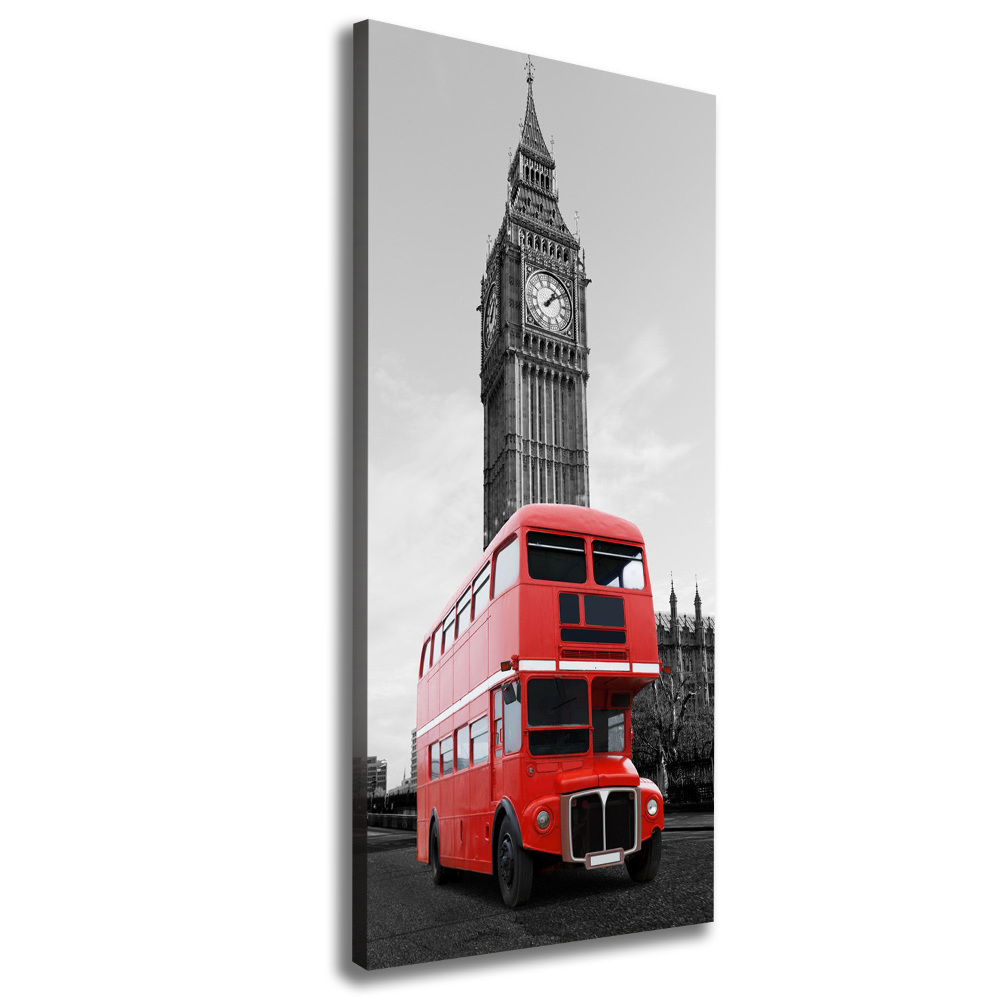 Tableau sur toile Bus londonien