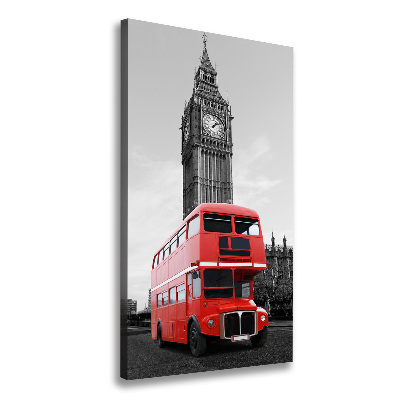 Tableau sur toile Bus londonien