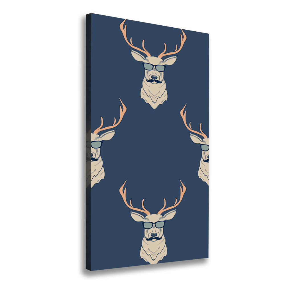 Tableau mural sur toile Cerf hipster