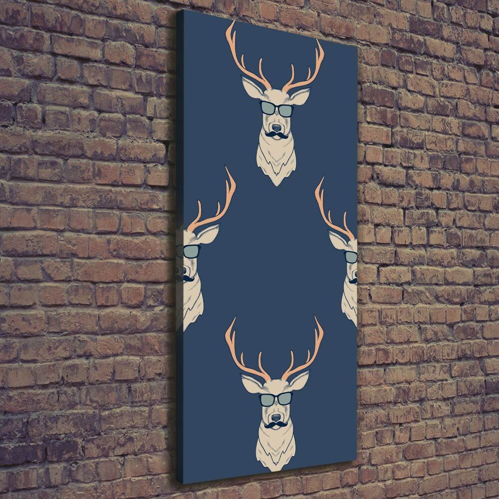 Tableau mural sur toile Cerf hipster