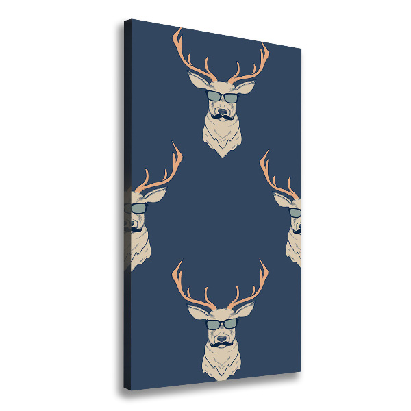 Tableau mural sur toile Cerf hipster