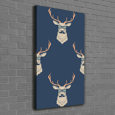 Tableau mural sur toile Cerf hipster