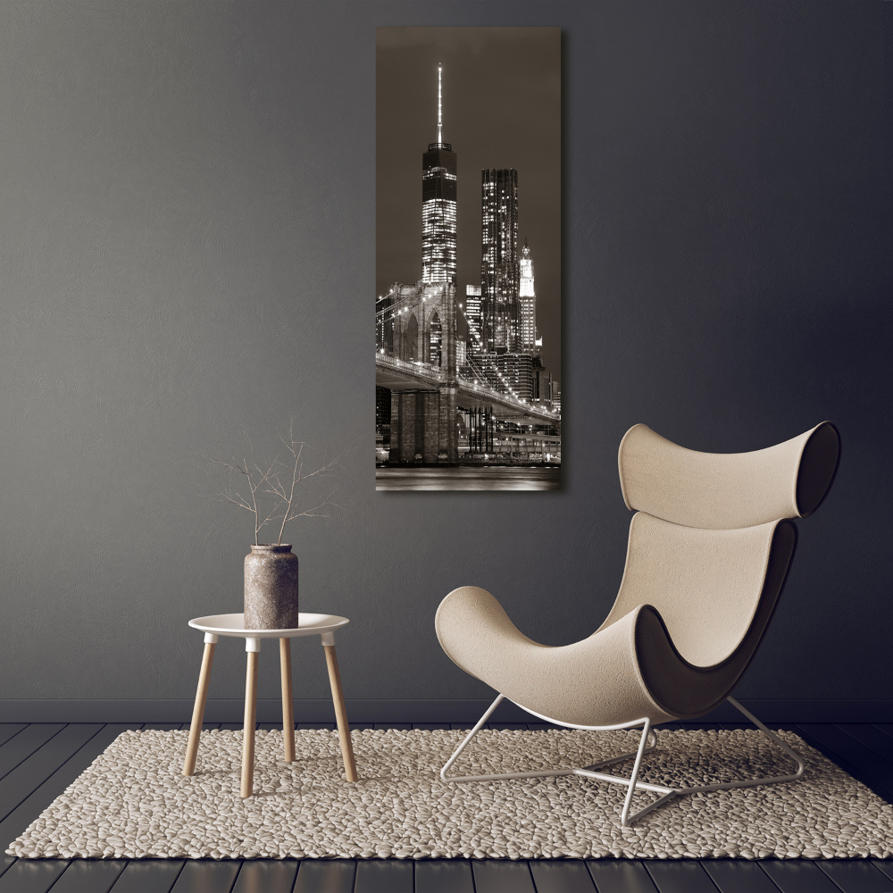 Tableau imprimé sur toile Manhattan New York