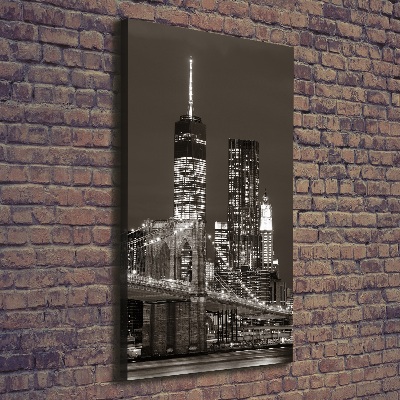 Tableau imprimé sur toile Manhattan New York