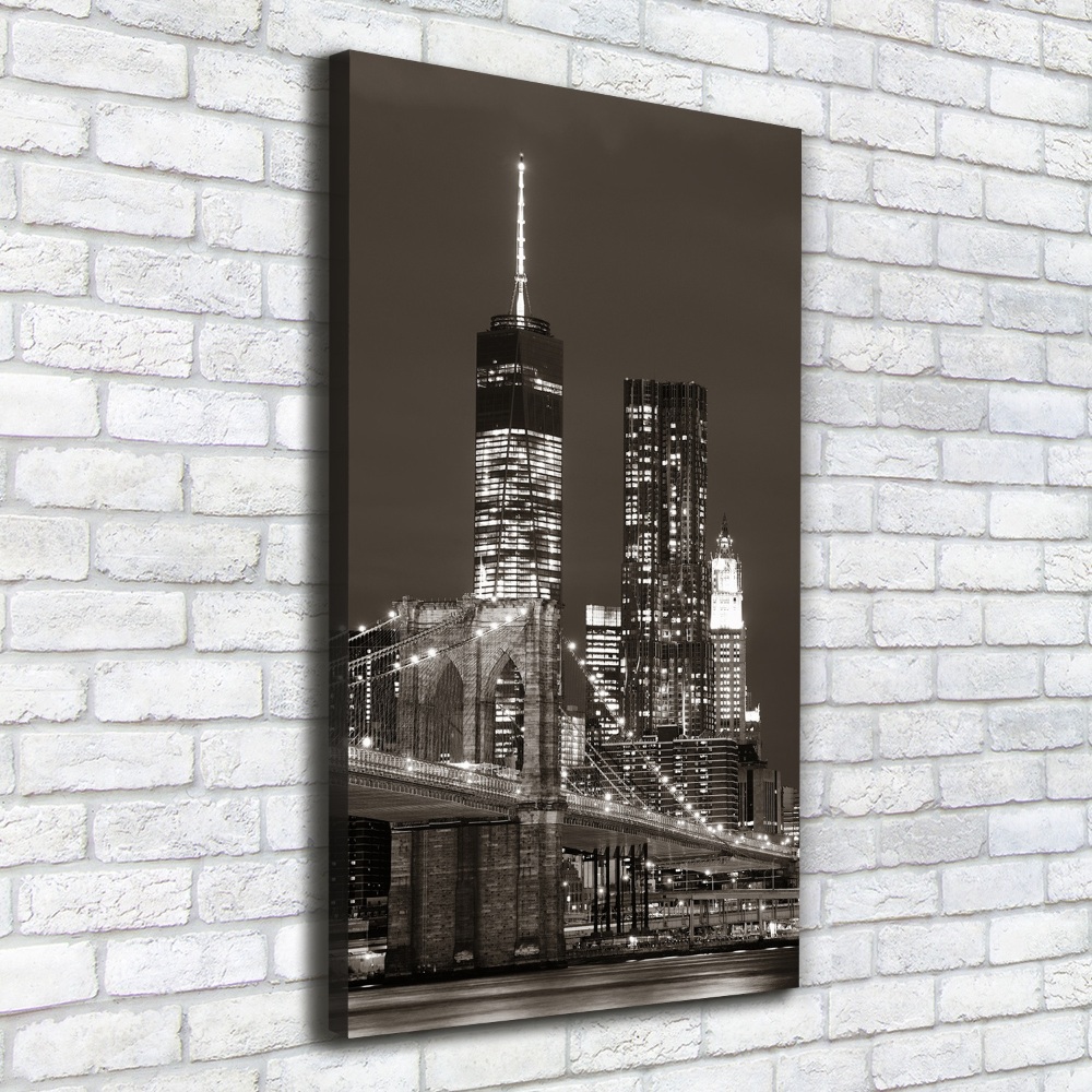 Tableau imprimé sur toile Manhattan New York