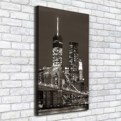 Tableau imprimé sur toile Manhattan New York