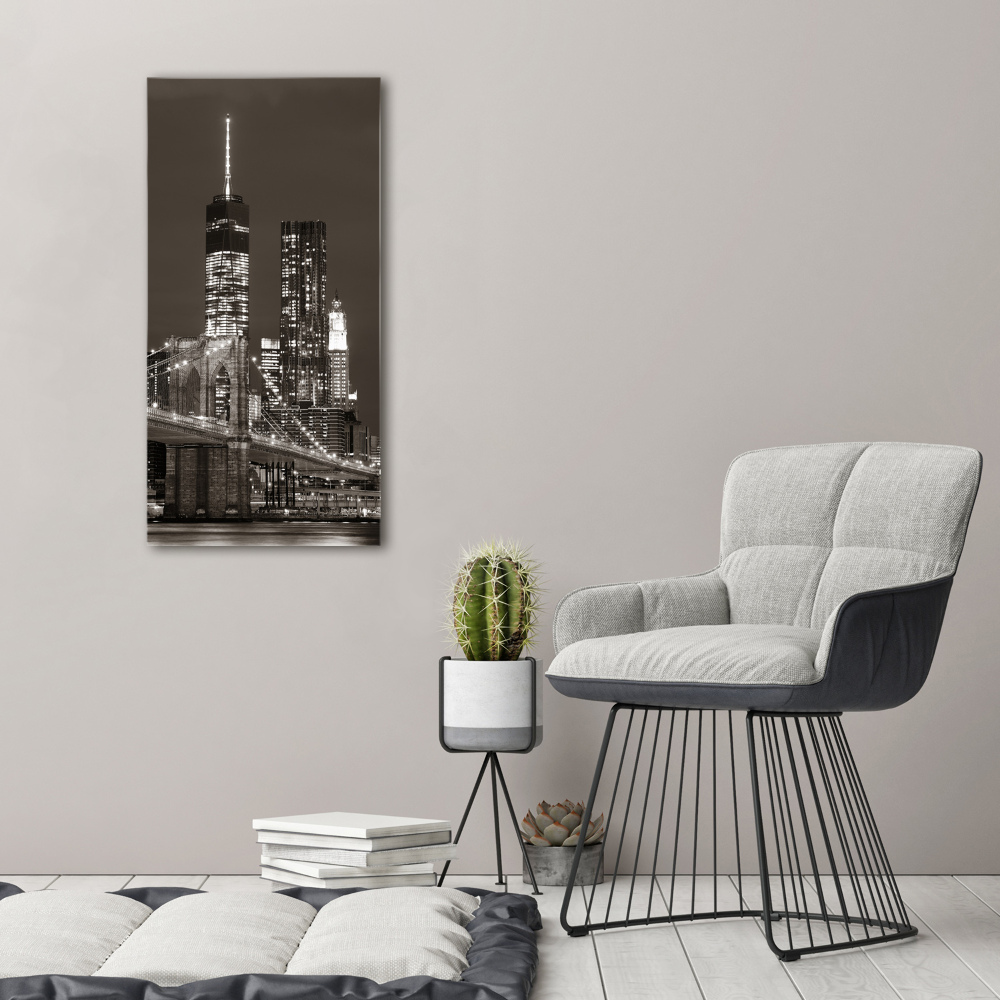 Tableau imprimé sur toile Manhattan New York