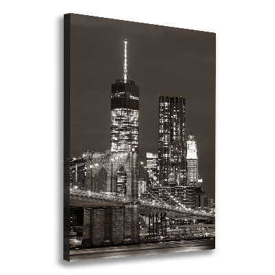 Tableau imprimé sur toile Manhattan New York