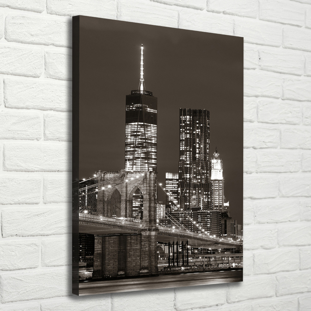 Tableau imprimé sur toile Manhattan New York