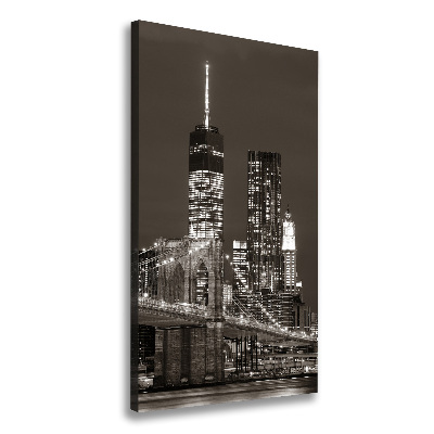 Tableau imprimé sur toile Manhattan New York