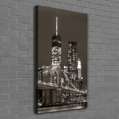 Tableau imprimé sur toile Manhattan New York